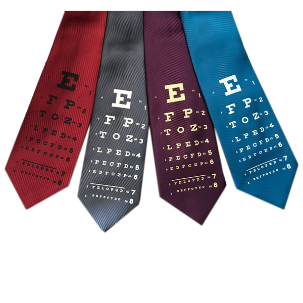 Eye Chart Necktie