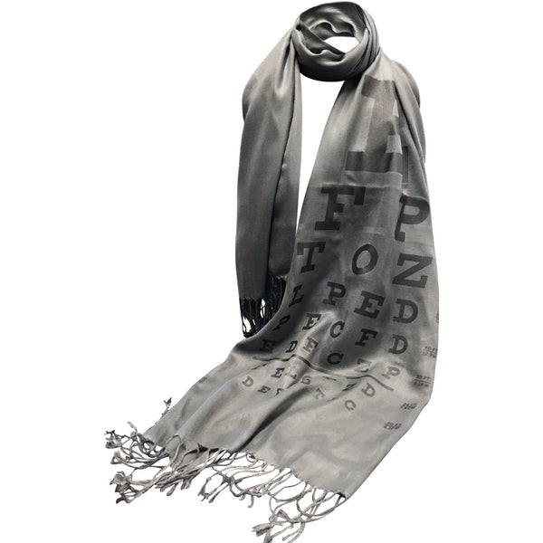 Eye Chart Pashmina Scarf