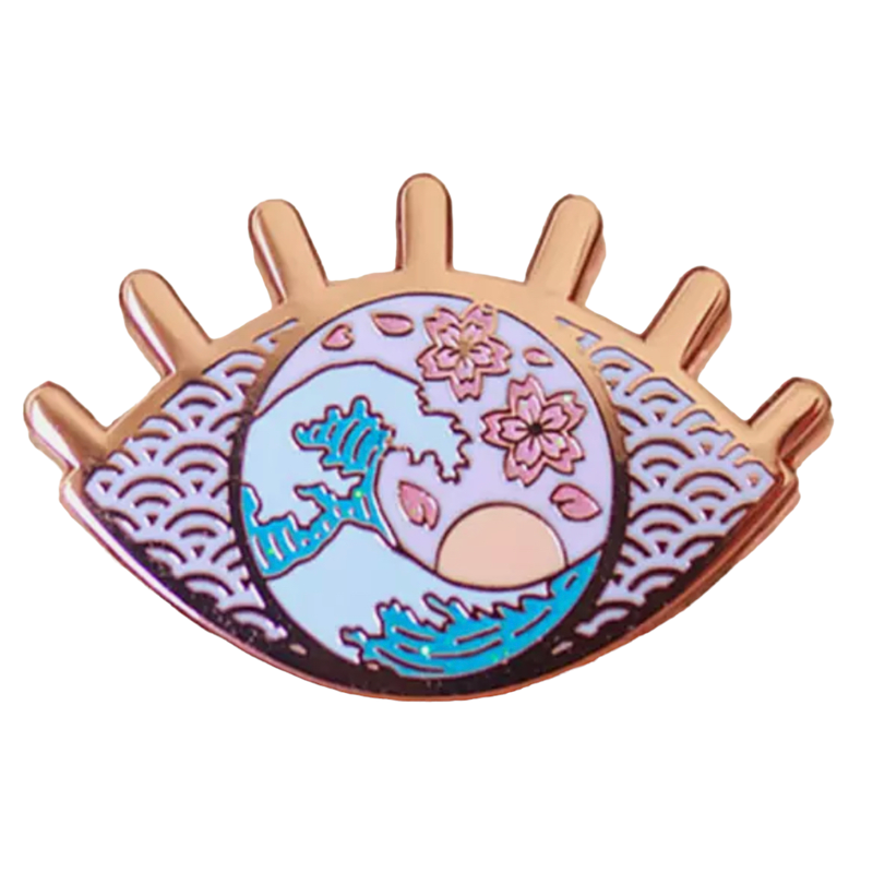 Eye of the Wave Pin