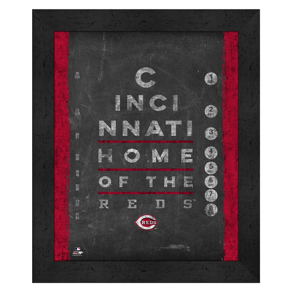 MLB Framed Eye Chart