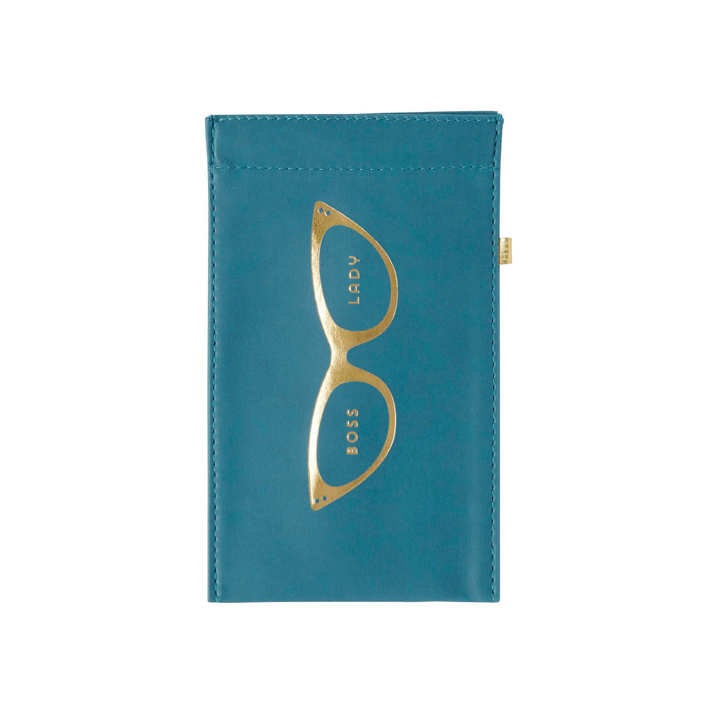This leatherette glasses pouch with foil accents would make the perfect gift for the female optometrist, ophthalmologist, or optician in charge!