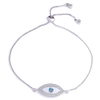 Adjustable Fashion Bracelet with Stone Eye