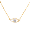Sterling Silver Eye Necklace